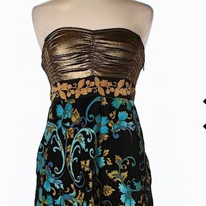 Free People Strapless Embellished Dress